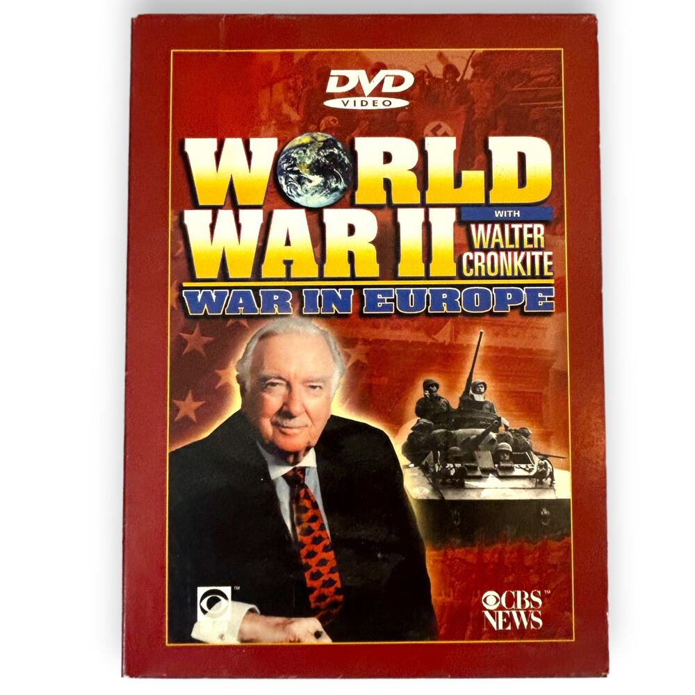 World War II War in Europe With Walter Cronkite 3 DVD Box Set CBS News 2003